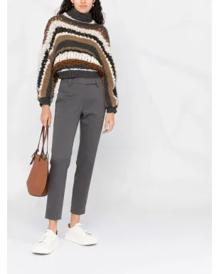 Brunello Cucinelli テーラード テーパードパンツ - グレー - サムネイル2