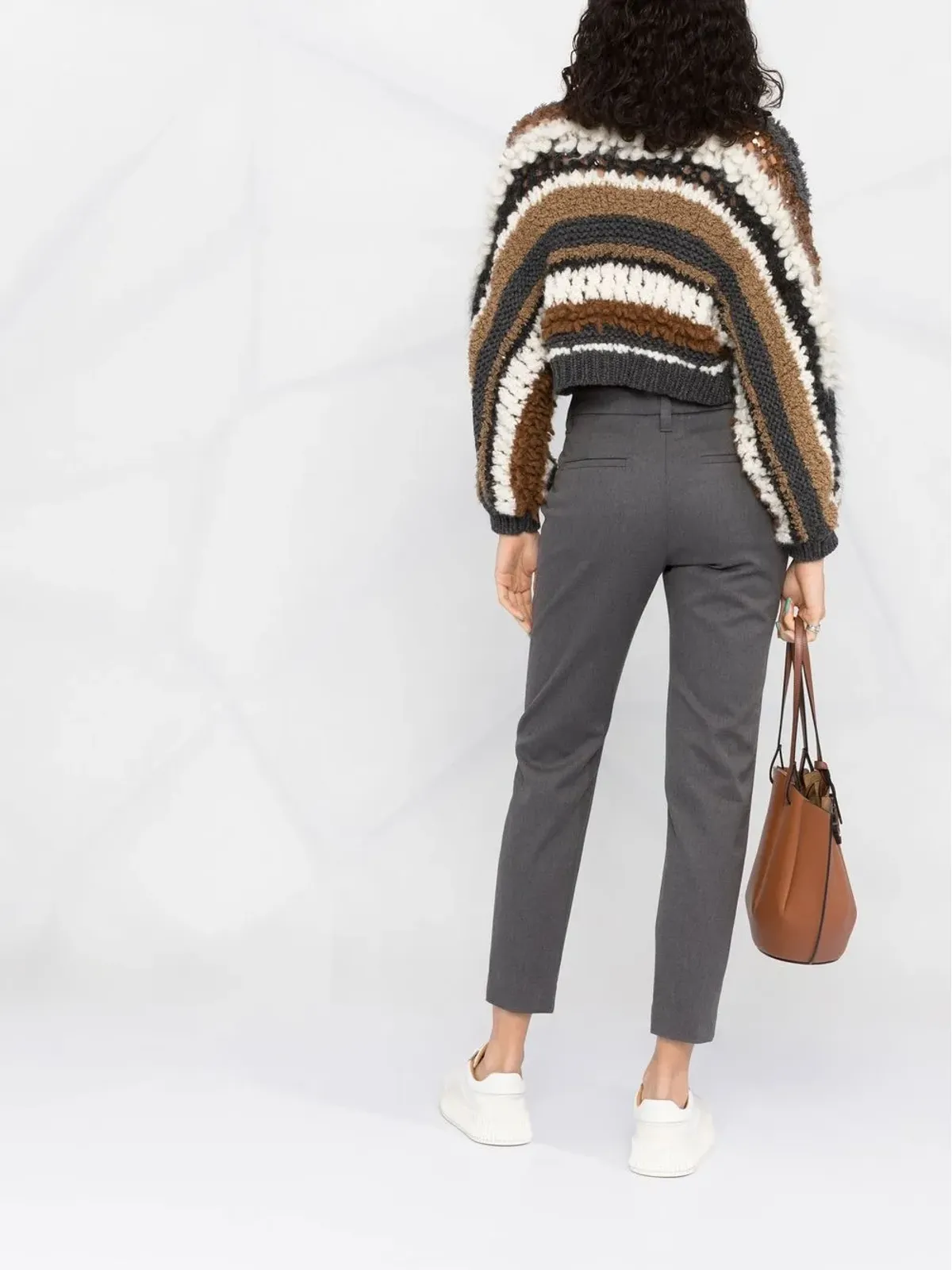 Brunello Cucinelli テーラード テーパードパンツ - グレー - 画像4