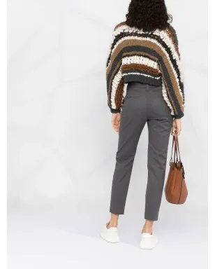 Brunello Cucinelli テーラード テーパードパンツ - グレー - サムネイル4