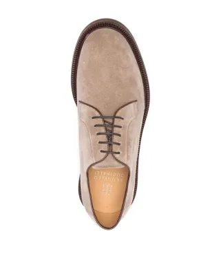 Brunello Cucinelli スエード ダービーシューズ - サムネイル4