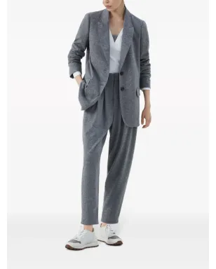 Brunello Cucinelli V-neck long-sleeve top - White - サムネイル2
