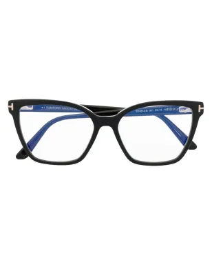 TOM FORD Eyewear スクエア型眼鏡フレーム - ブラック - サムネイル1