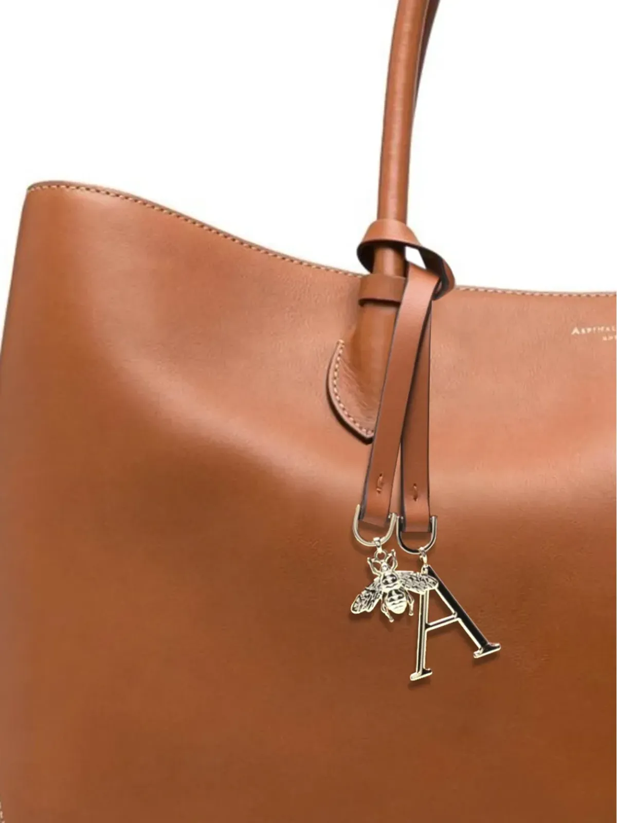 Aspinal Of London ロゴプリント レザー トートバッグ - 画像4
