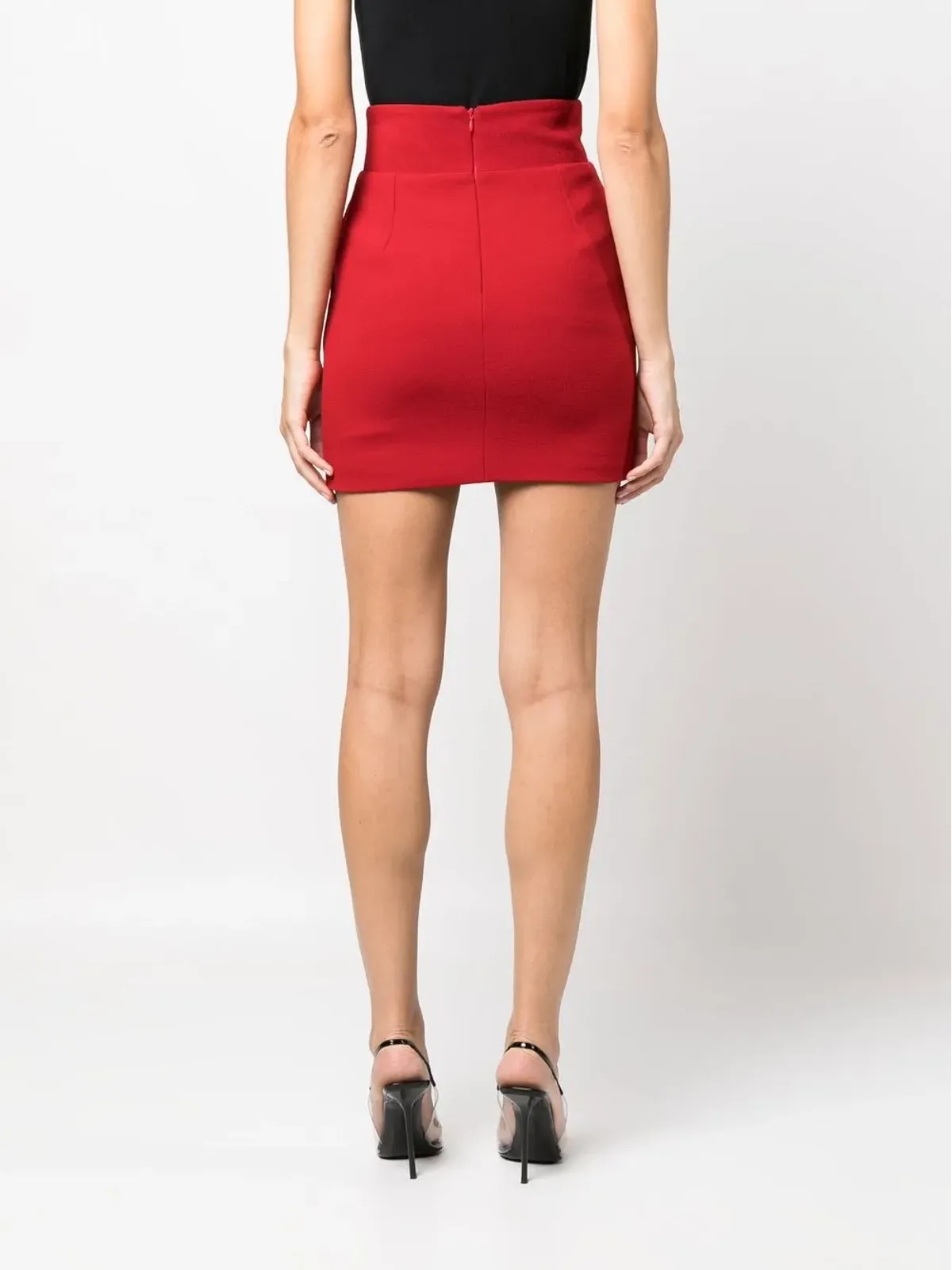 Alexandre Vauthier ハイウエストフィットスカート - 画像4