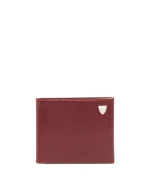 Aspinal Of London ロゴプレート折りたたみウォレット - レッド - サムネイル1