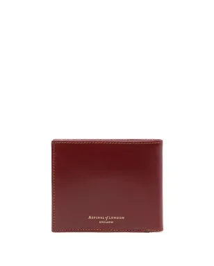 Aspinal Of London ロゴプレート折りたたみウォレット - レッド - サムネイル2
