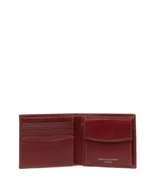 Aspinal Of London ロゴプレート折りたたみウォレット - レッド - サムネイル3