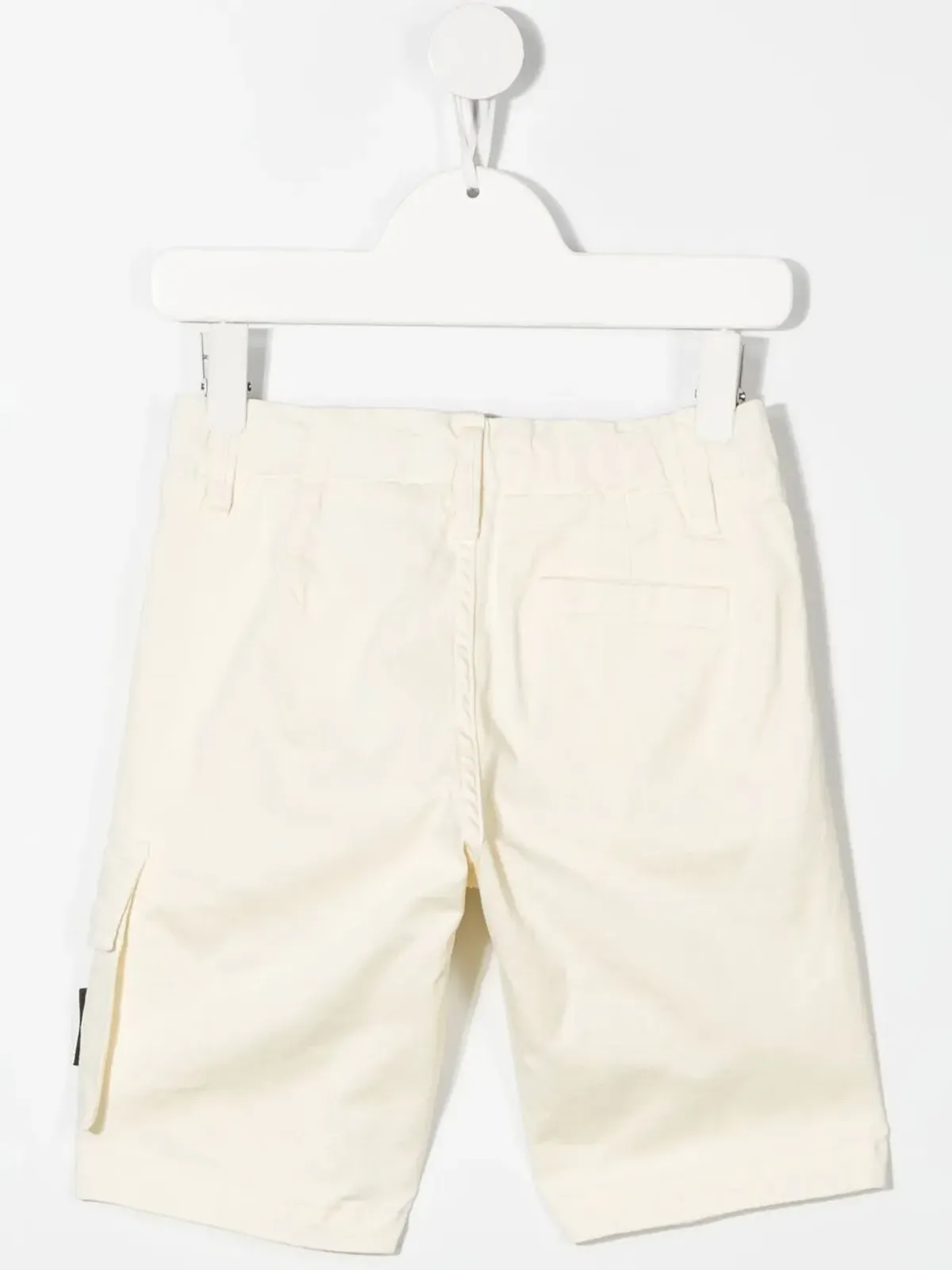 Stone Island Junior サイドロゴパッチディテールショーツ - 画像2