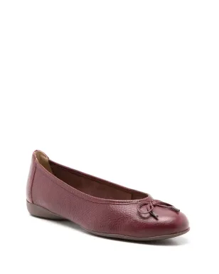 Sarah Chofakian France pebbled ballerina shoes - Red - サムネイル2