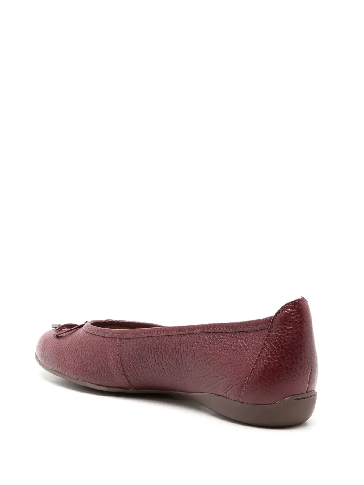 Sarah Chofakian France pebbled ballerina shoes - Red - 画像3