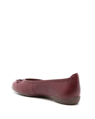 Sarah Chofakian France pebbled ballerina shoes - Red - サムネイル3