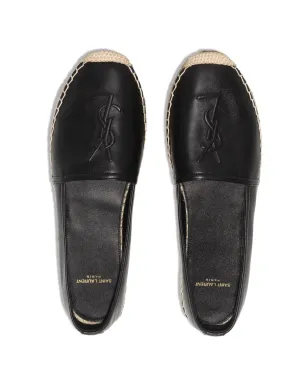 Saint Laurent エンボスロゴ レザー エスパドリーレ - サムネイル4