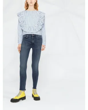 MOTHER distressed skinny jeans - Blue - サムネイル2