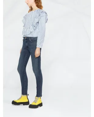 MOTHER distressed skinny jeans - Blue - サムネイル4