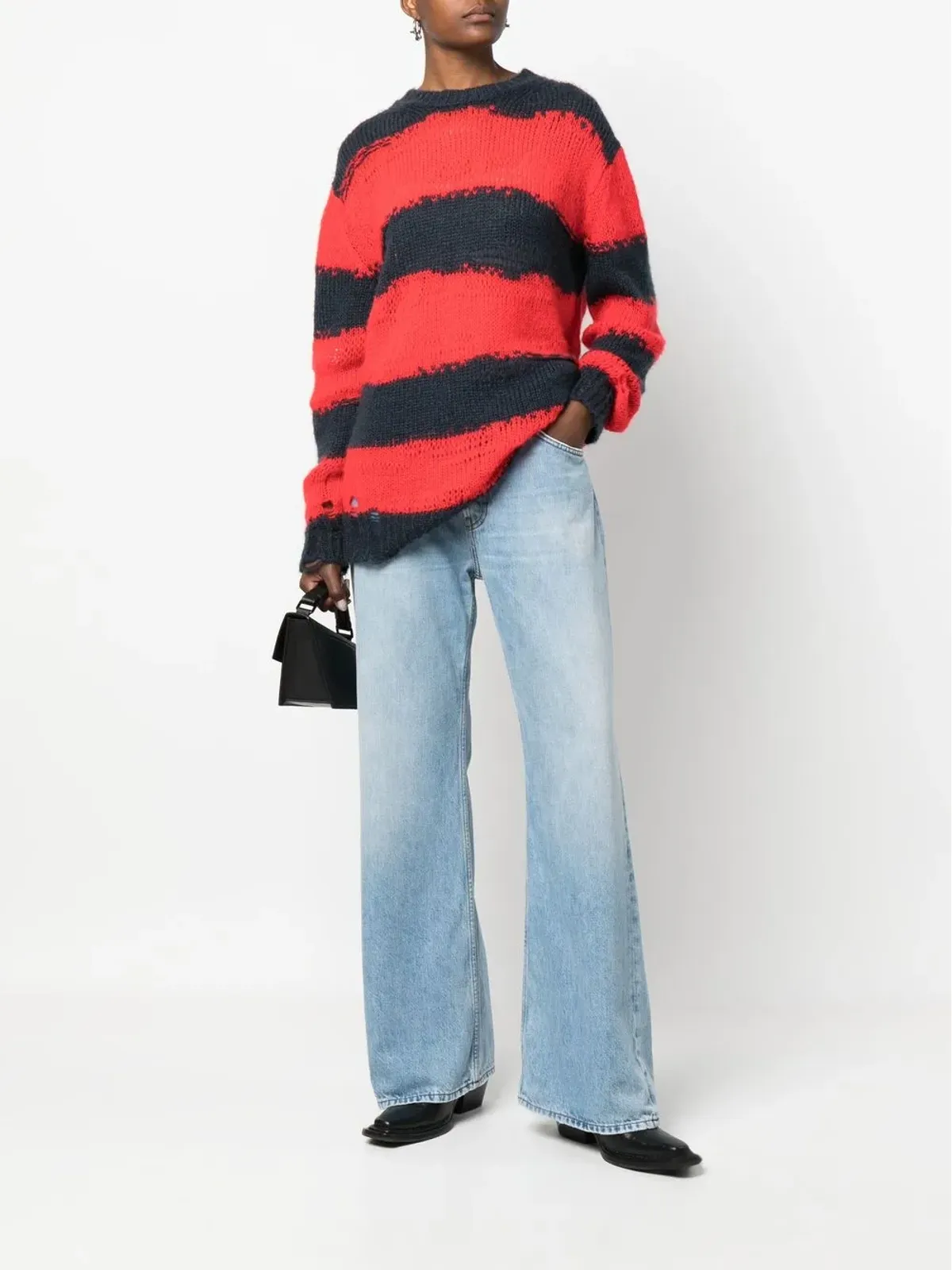 Acne Studios ルーズフィットデニムジーンズ - 画像2