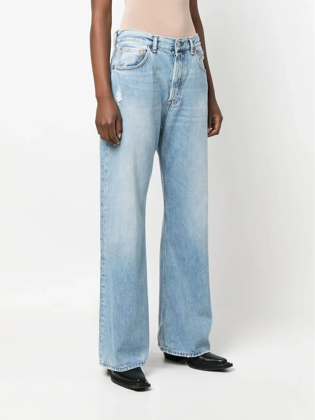 Acne Studios ルーズフィットデニムジーンズ - 画像3
