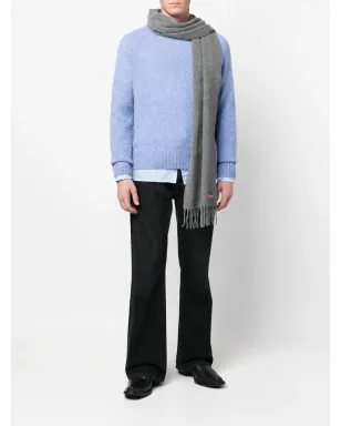 Acne Studios フリンジ付きウールスカーフ - サムネイル2