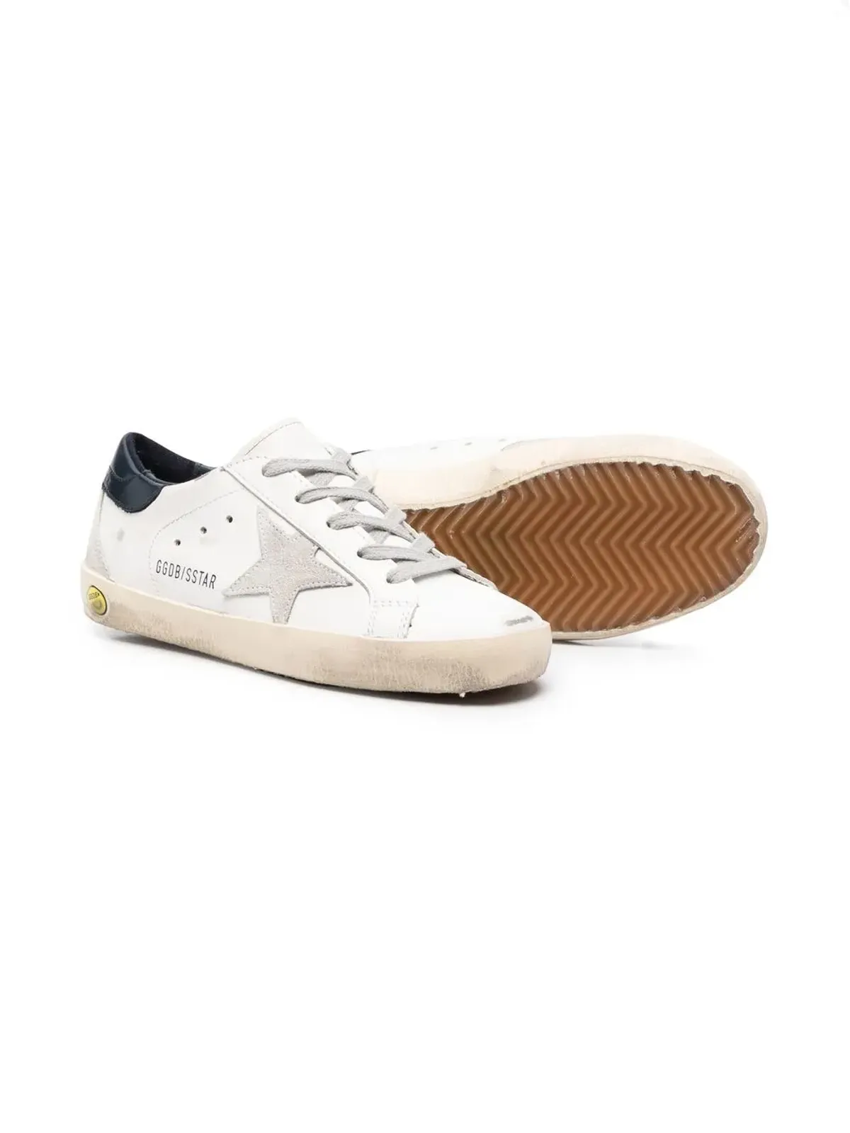 Golden Goose Kids スーパースター レースアップ トレーナー - 画像2