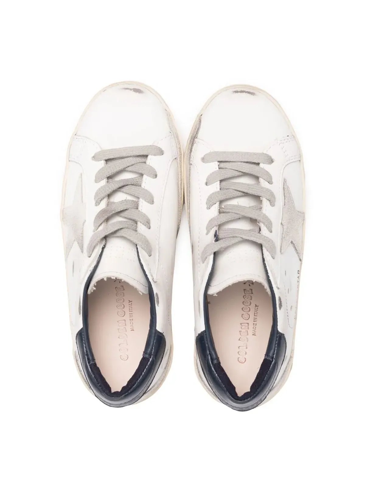 Golden Goose Kids スーパースター レースアップ トレーナー - 画像3