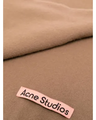 Acne Studios ロゴタグ フリンジエッジ スカーフ - サムネイル3