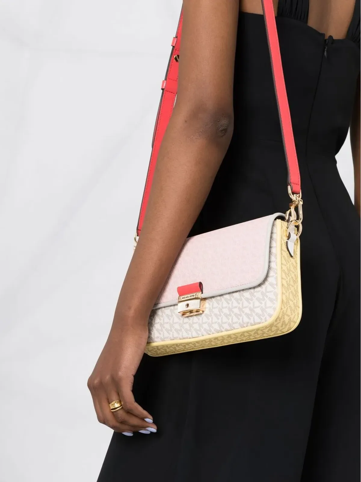Michael Michael Kors Bradshaw ロゴプリント ショルダーバッグ - 画像3