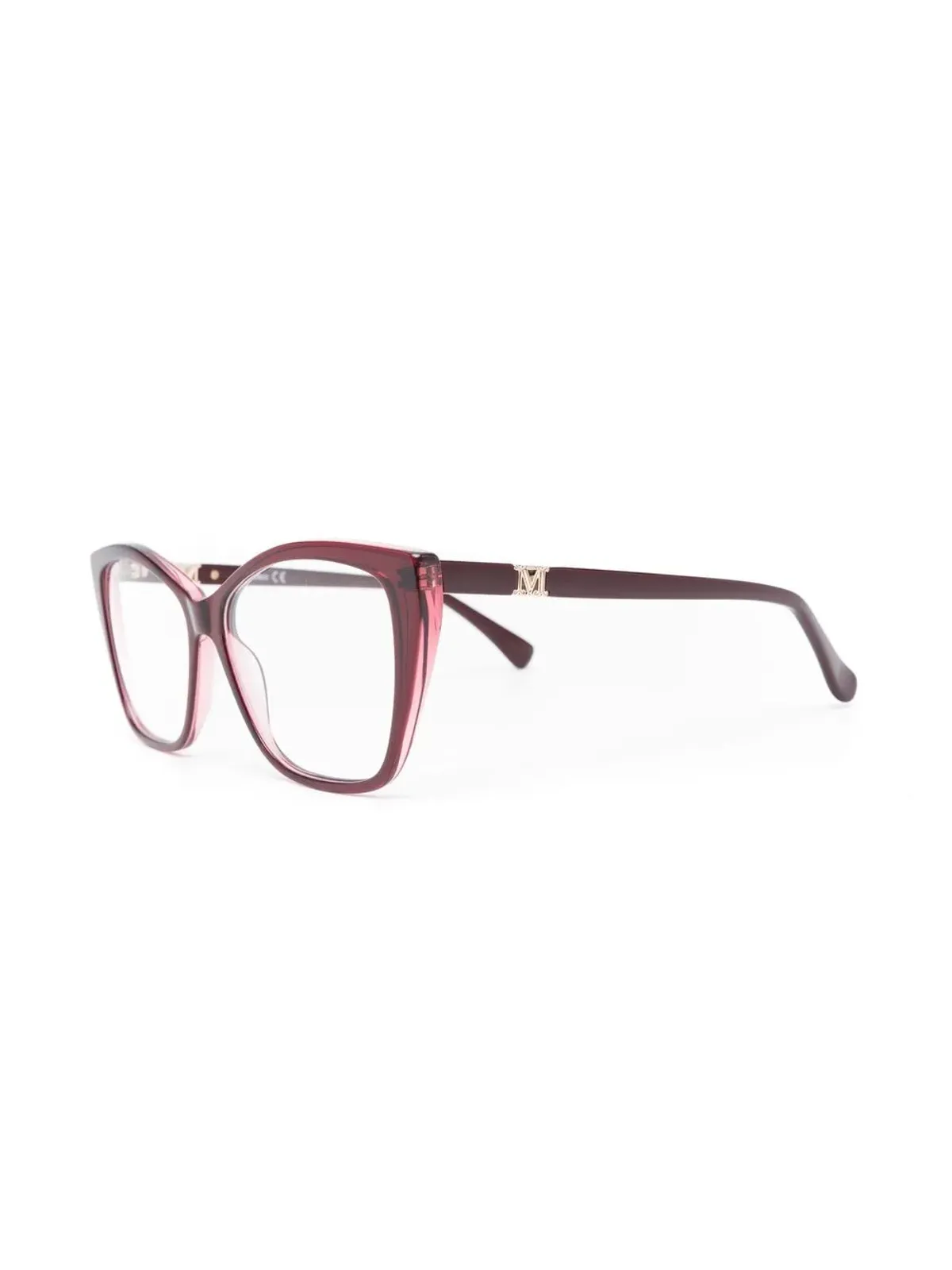 Max Mara Eyewear キャットアイフレーム眼鏡 - レッド - 画像2