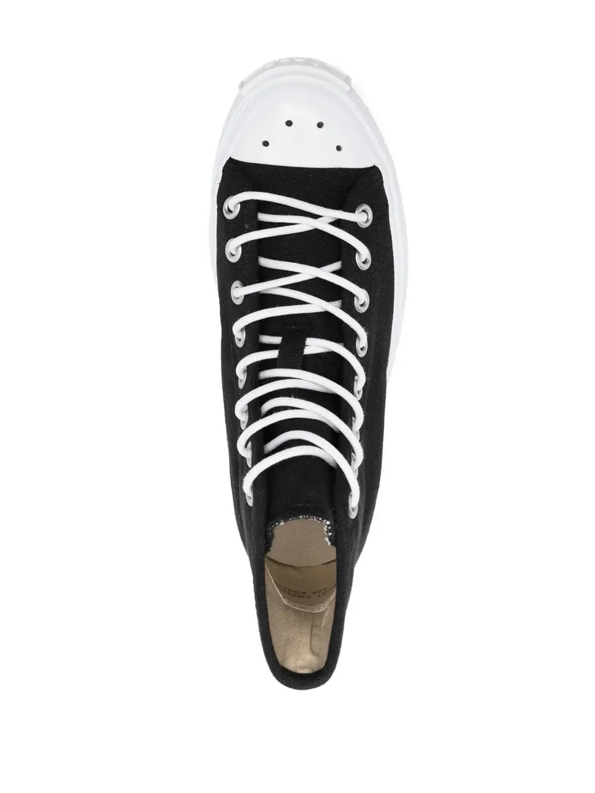 Acne Studios コントラストトゥキャップ レースアップスニーカー - 画像4