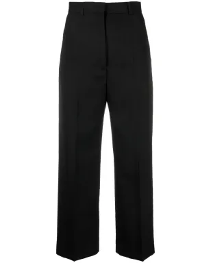 Acne Studios クロップドストレートパンツ - ブラック - サムネイル1