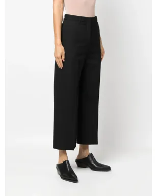 Acne Studios クロップドストレートパンツ - ブラック - サムネイル3