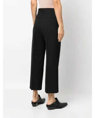 Acne Studios クロップドストレートパンツ - ブラック - サムネイル4