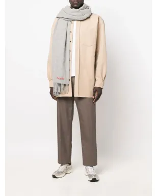 Acne Studios オーバーサイズ フリンジ ウールスカーフ - サムネイル2