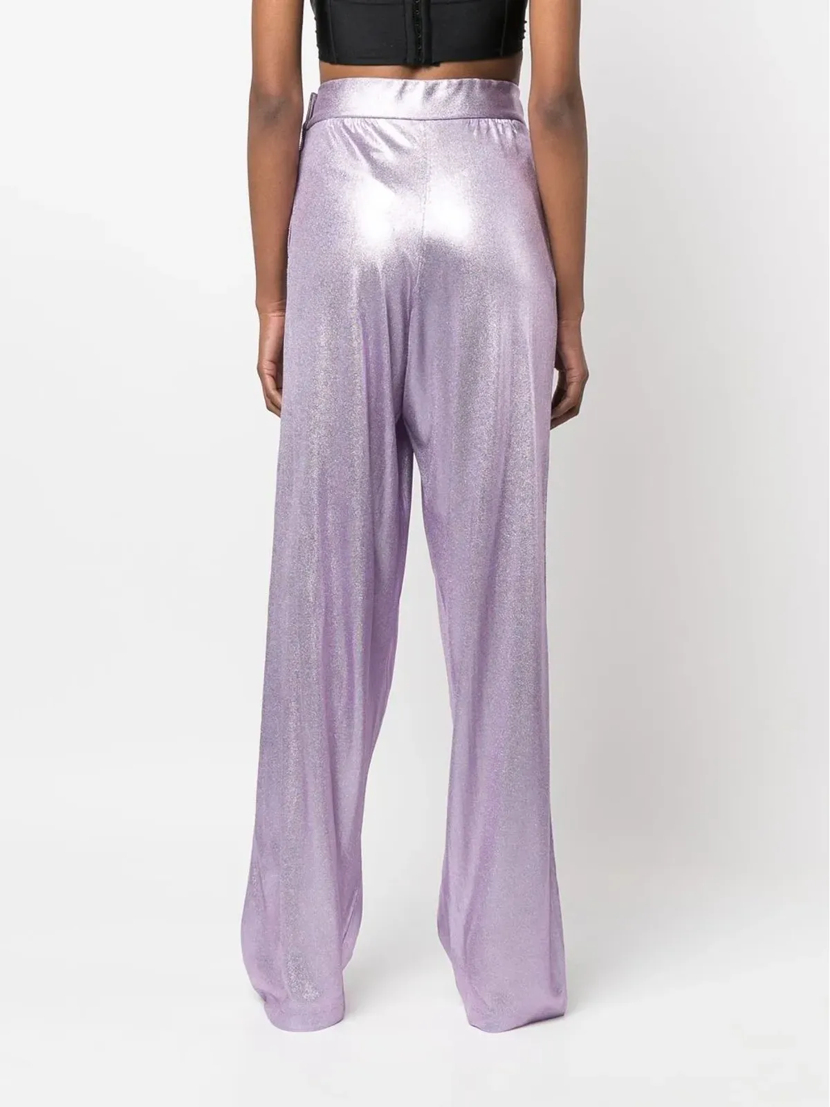 TOM FORD ラメ入りワイドレッグパンツ - 画像4