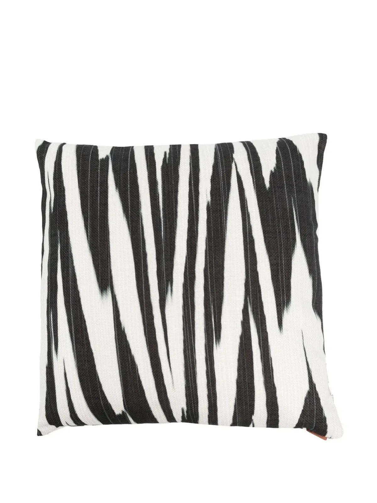 Missoni Home アブストラクトプリントの正方形クッション - ニュートラルカラー - 画像2