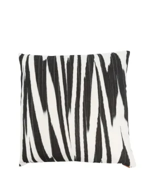 Missoni Home アブストラクトプリントの正方形クッション - ニュートラルカラー - サムネイル2