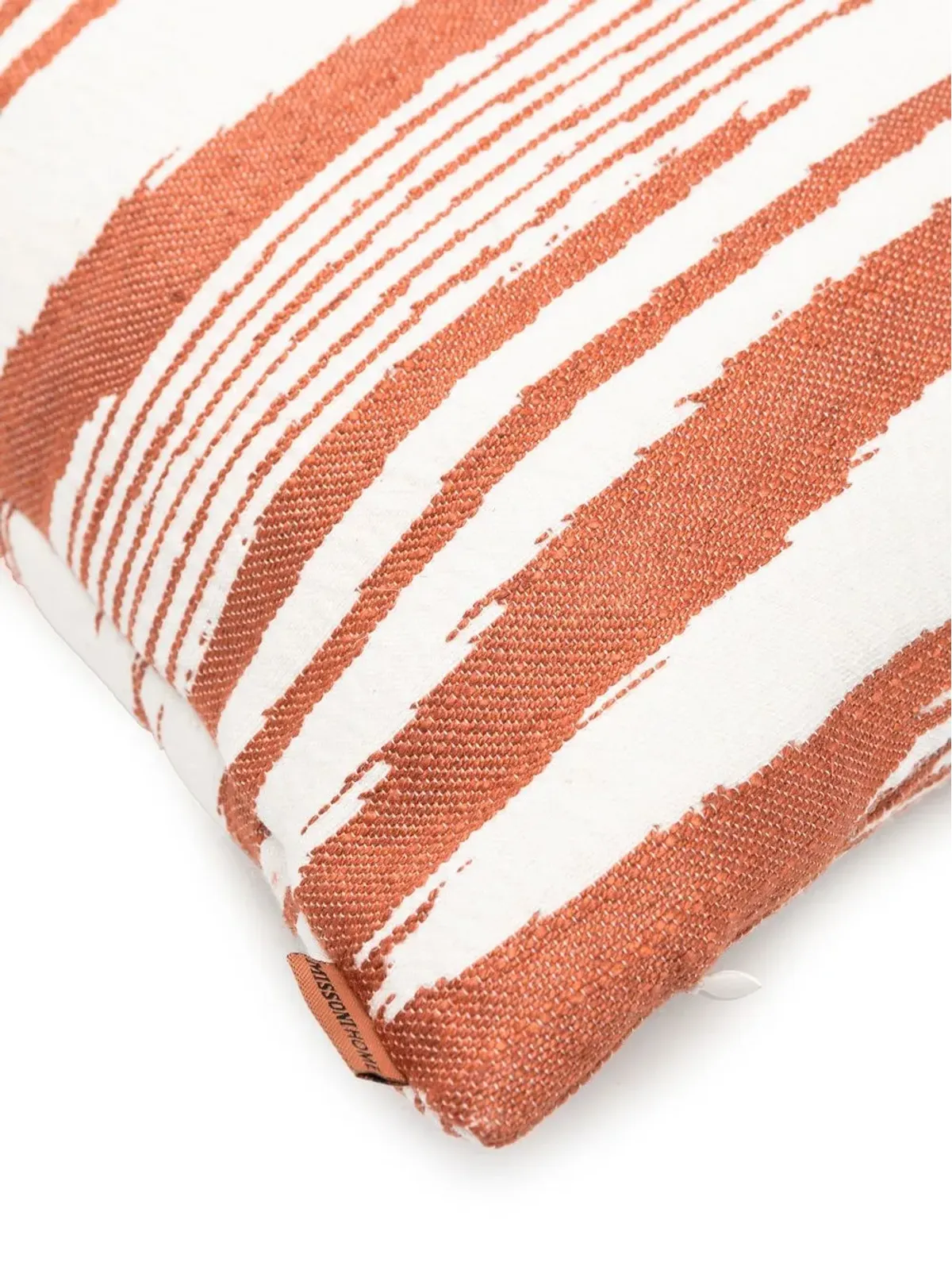 Missoni Home 抽象パターン羽毛ダウンクッション - オレンジ - 画像3