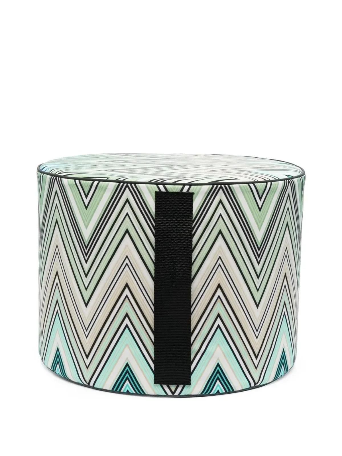 Missoni Home ジグザグプリント pouf グリーン - 画像2