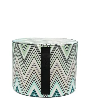 Missoni Home ジグザグプリント pouf グリーン - サムネイル2