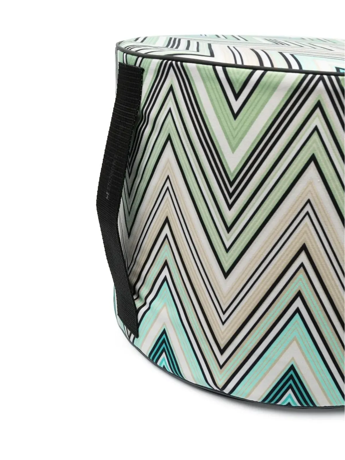 Missoni Home ジグザグプリント pouf グリーン - 画像3