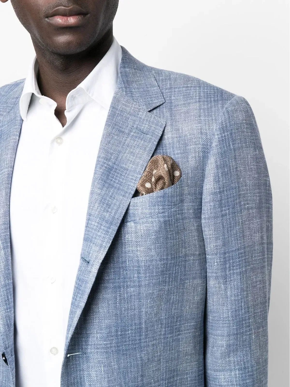 Zegna チェック柄 シングルブレスト ブレザー - 画像5