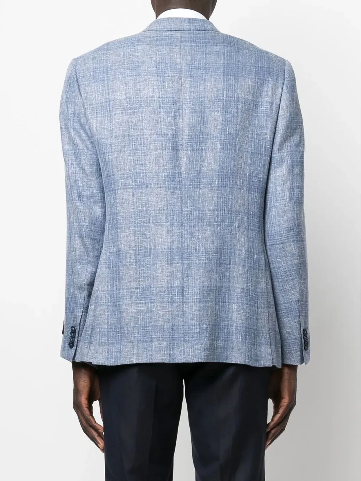 Zegna チェック柄 シングルブレスト ブレザー - 画像4