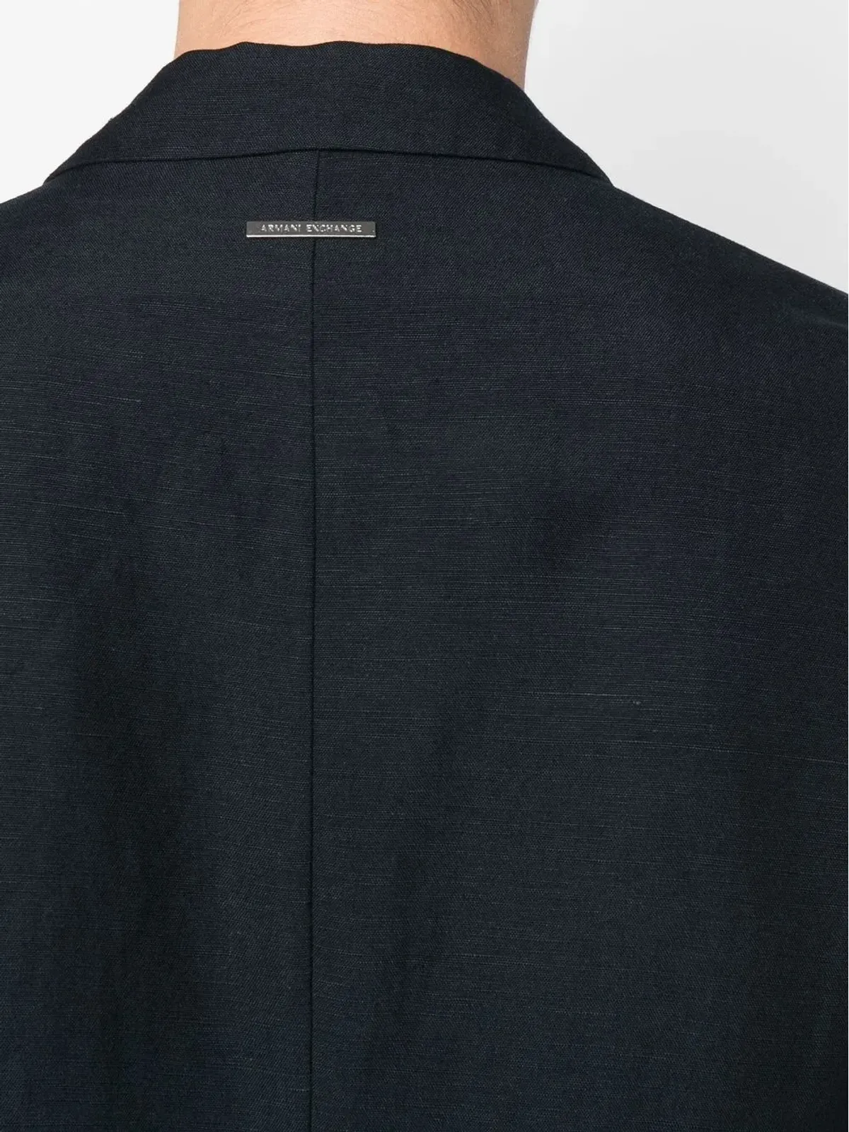 Armani Exchange シングルブレスト ボックスシルエット ブレザー - ブルー - 画像5