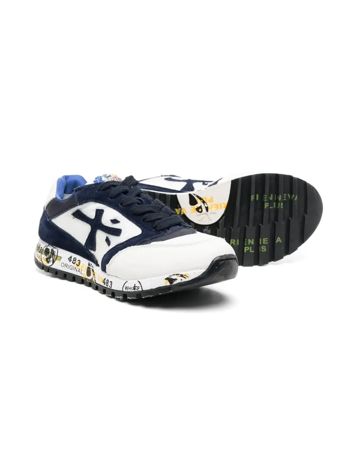 Premiata Kids ザック パネルドスニーカー - 画像2
