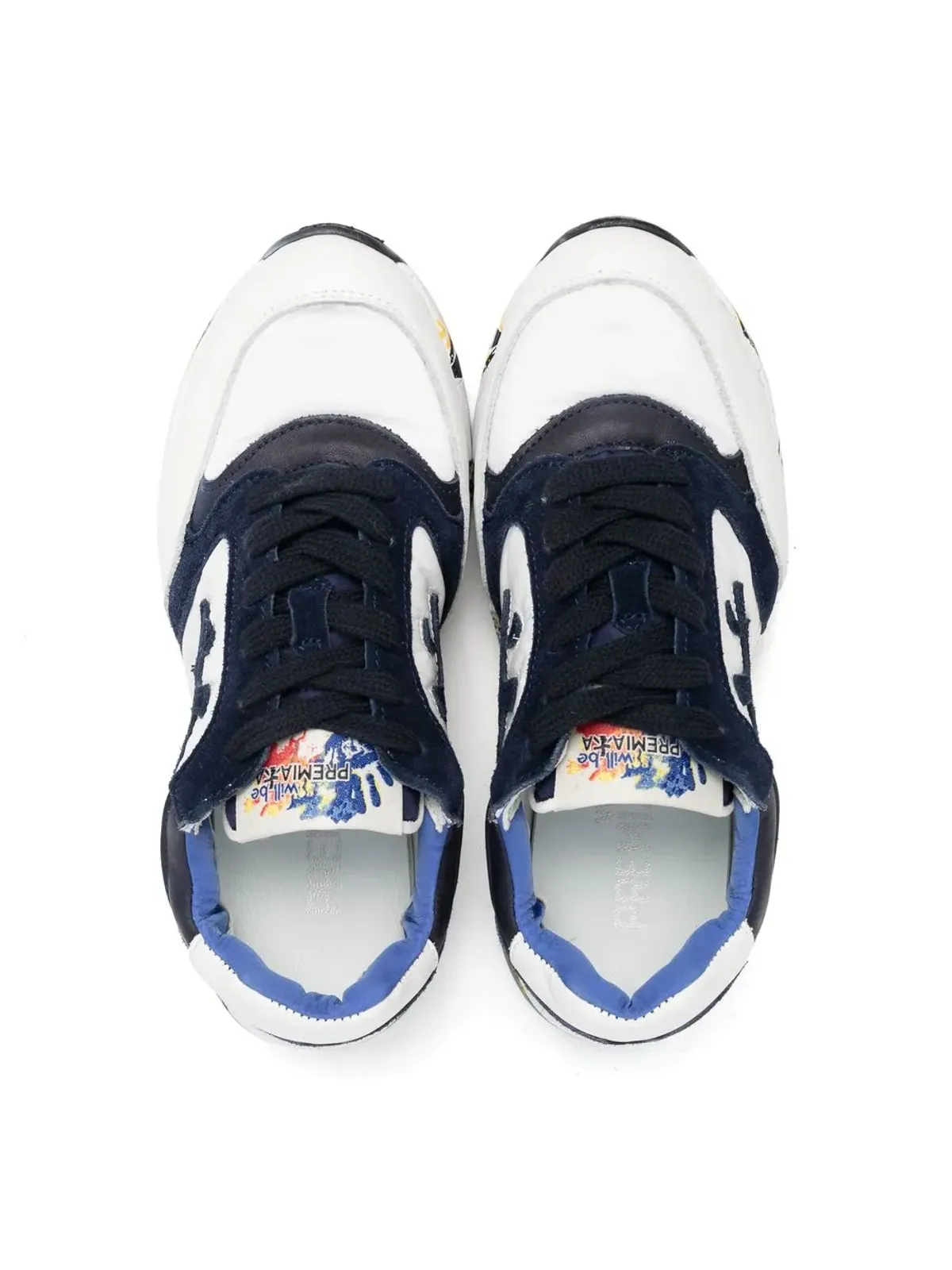 Premiata Kids ザック パネルドスニーカー - 画像3