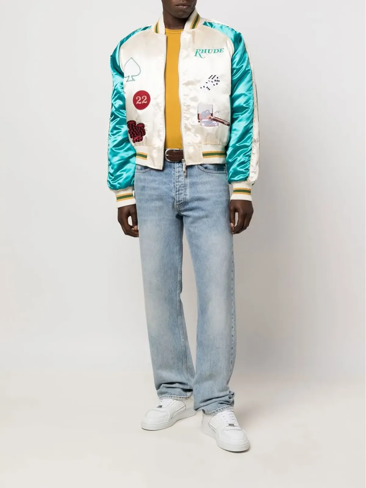 RHUDE パッチ刺繍ボンバージャケット - ニュートラル - 画像2