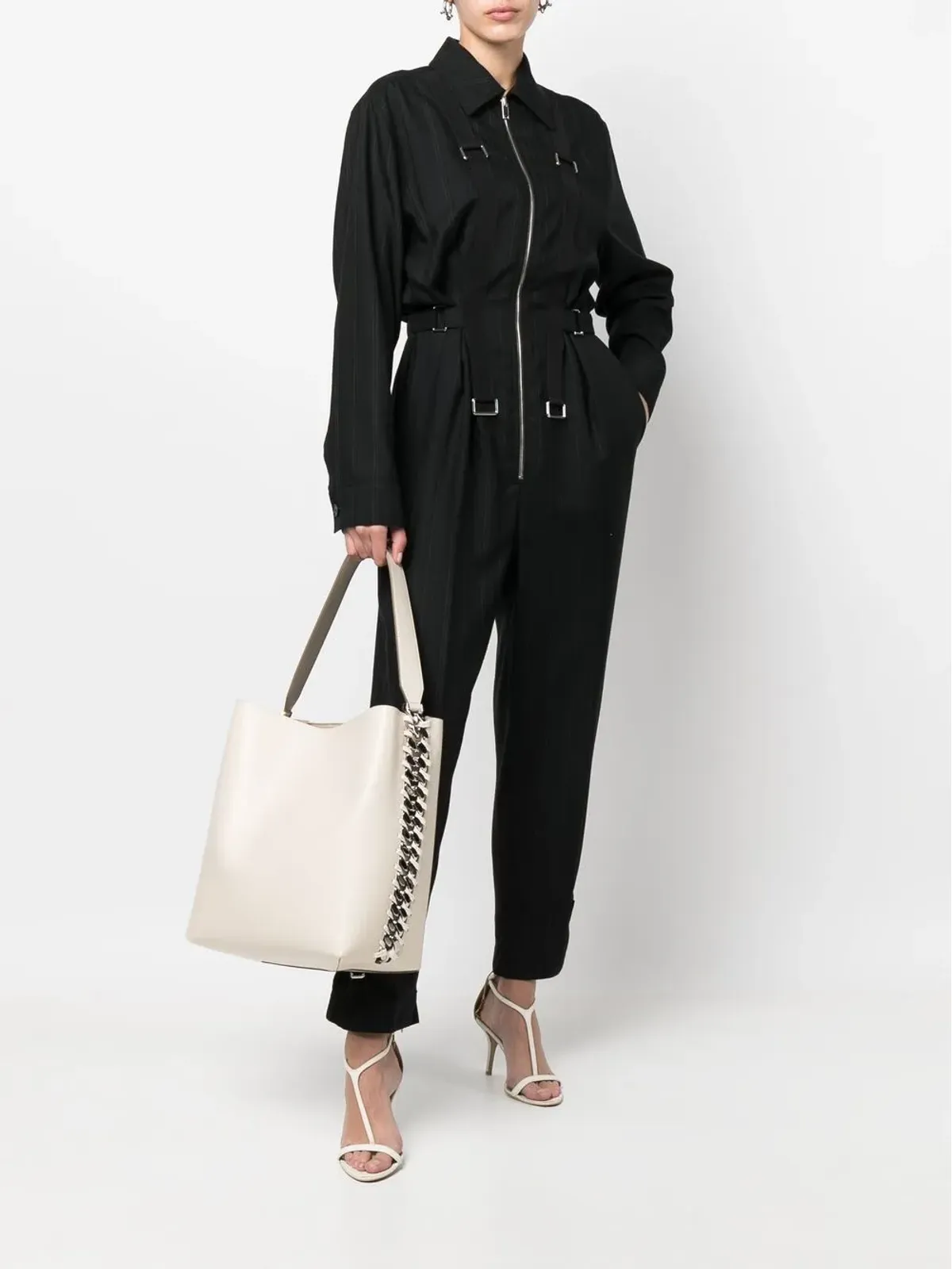 Stella McCartney フレイメ チェーン-トリム トートバッグ - 画像2