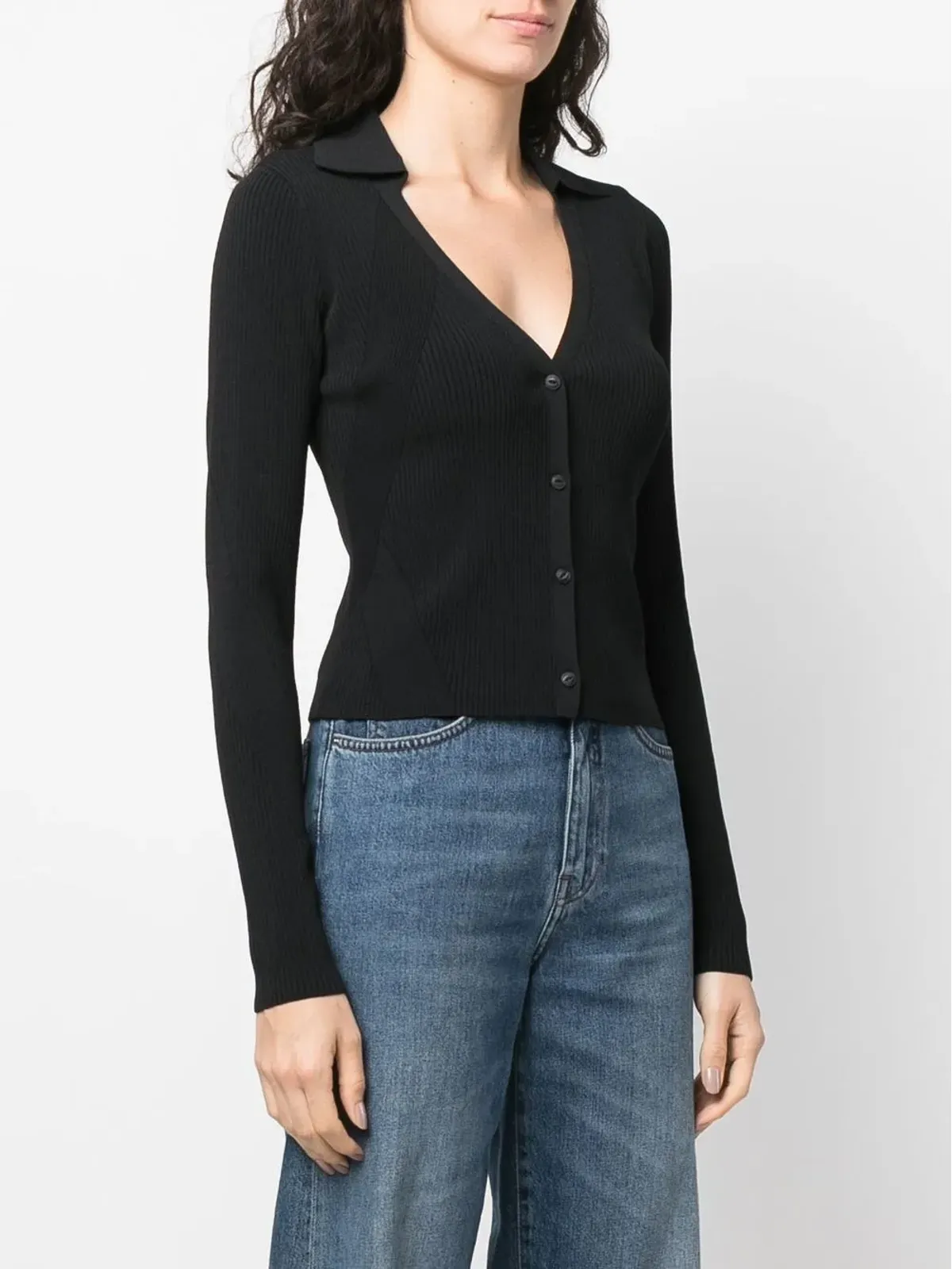 rag & bone リブ編みニットカーディガン - 画像3
