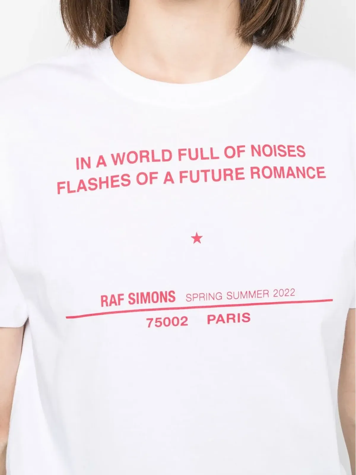 Raf Simons ツアープリント半袖Tシャツ - 画像5