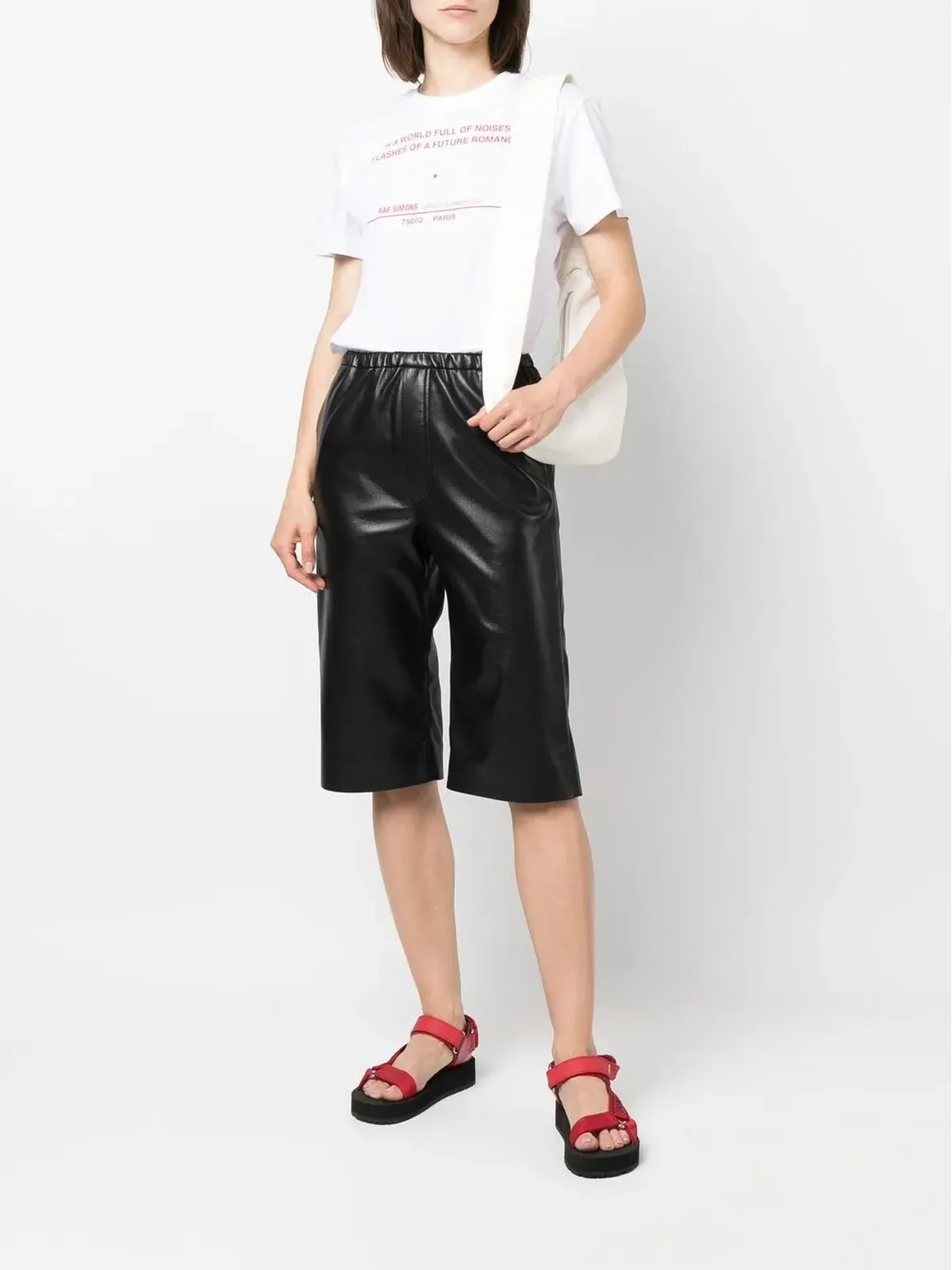 Raf Simons ツアープリント半袖Tシャツ - 画像2