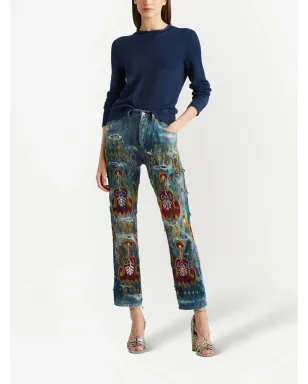 Ralph Lauren Collection モックネック ジャンパー（ブルー） - サムネイル2