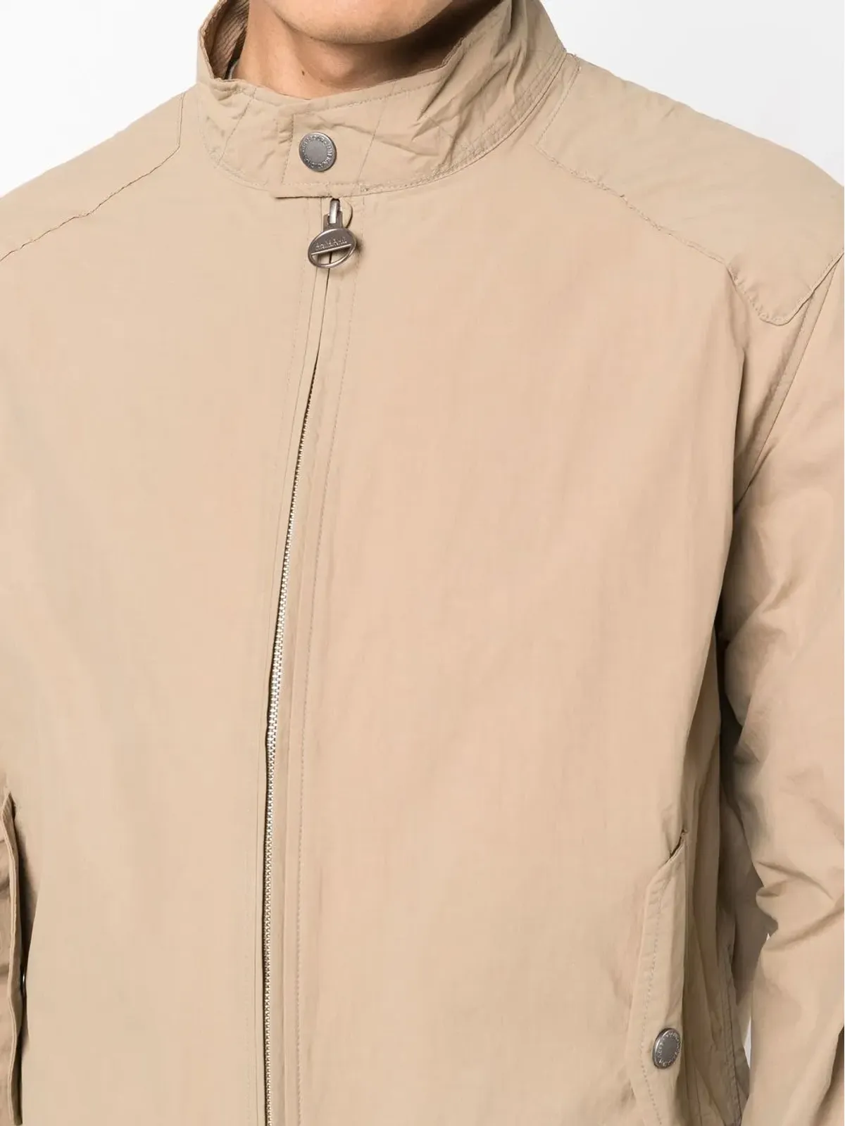 Barbour ジップアップ ボンバー ジャケット - 画像5